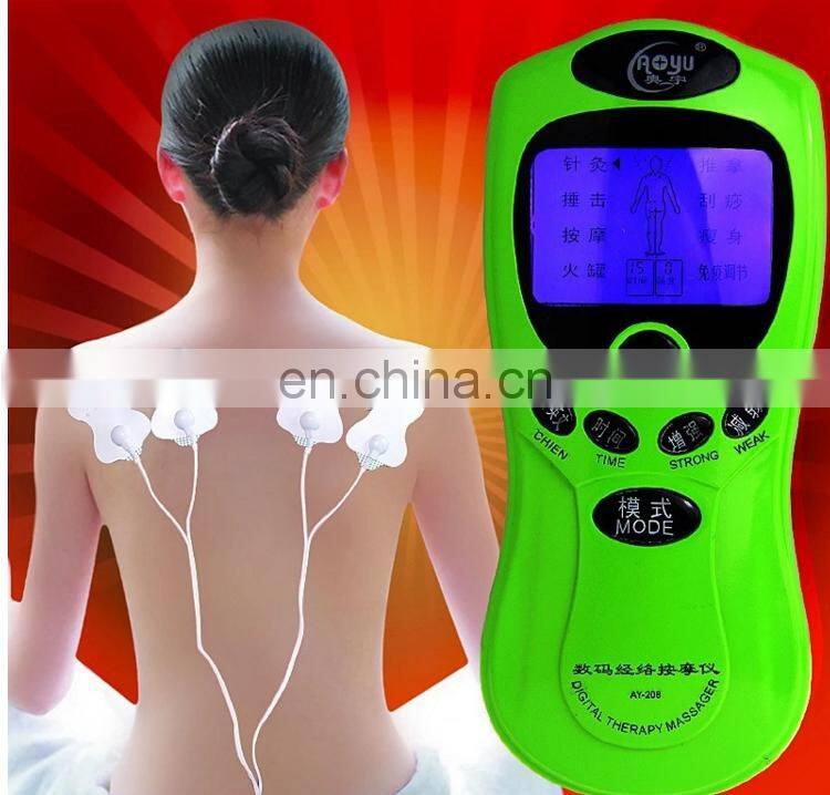 china factory EMS Acupuncture Digital Electric therapy Machine or PULSE Massager