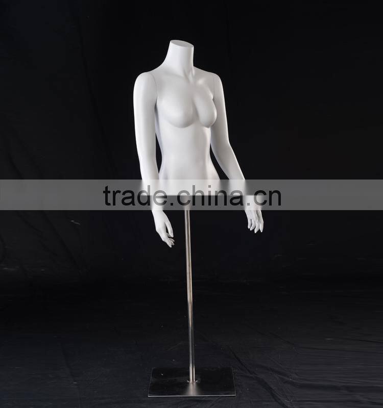high quality headless half body female torso mannequin