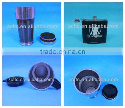 stainless steel tea cup with screw cap 300ml 350ml 500ml