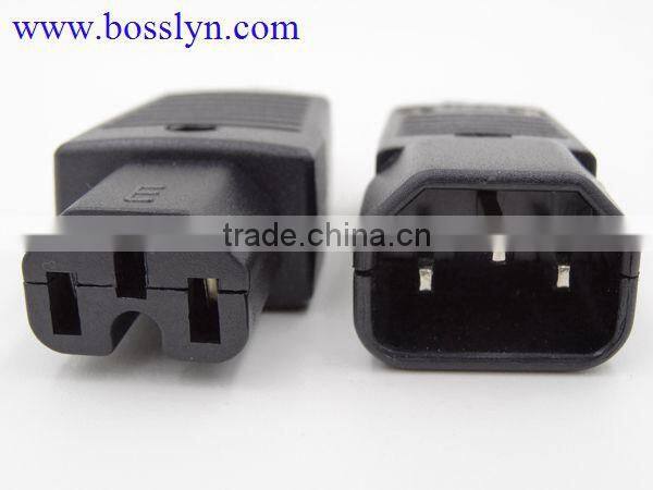 High Quality IEC 320 C13 to C14/C14 to C13 Power extension cable/IEC 320 C14 C13 male female extension cord