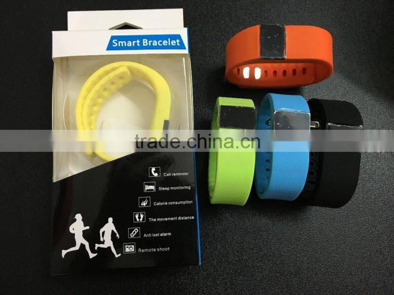 Mini Band Smart Sports Wrist Bracelet Waterproof Tracker Fitness with PVC box package
