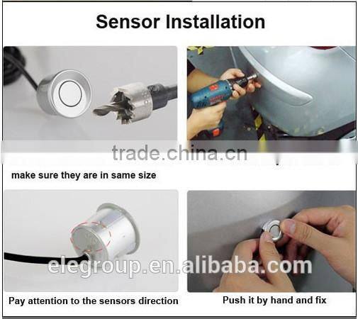 4 sensors car parking sensor system led display parking sensor