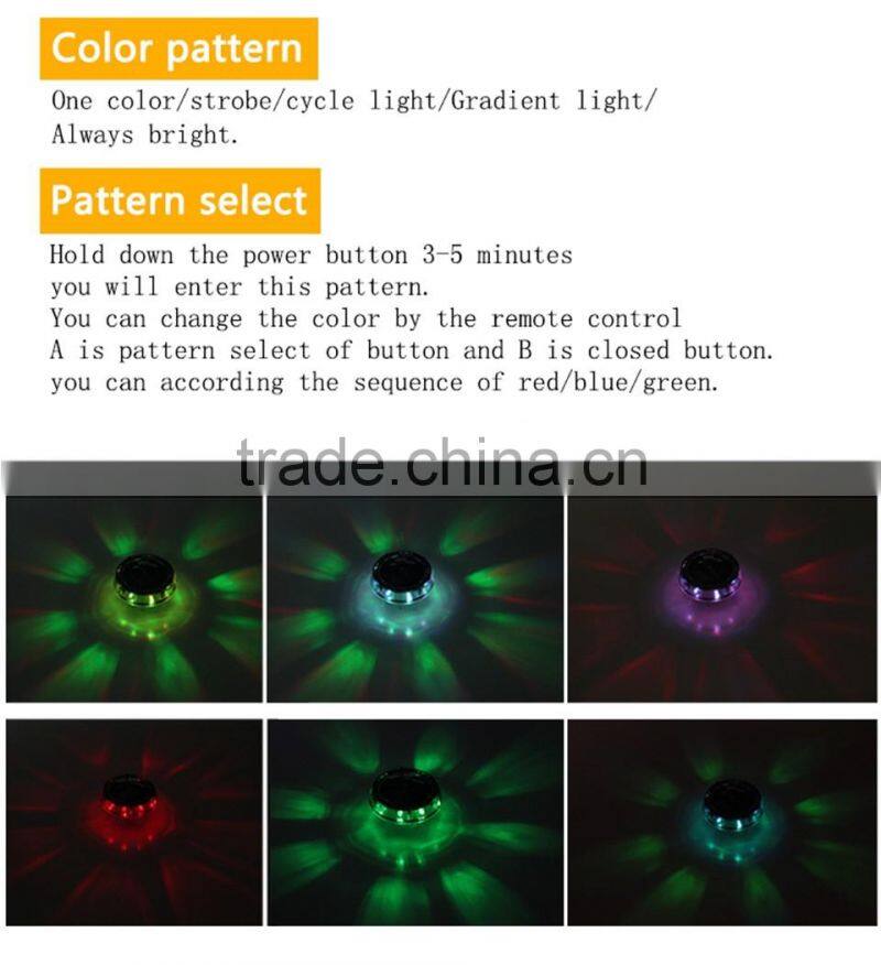 Car Styling!4pcs Solar Energy Power LED Car Wheel Led Solar Powered shinning wheels hub light waterproof