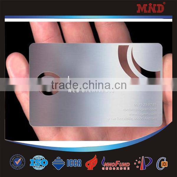 MDC028 Engraved membership metal business card