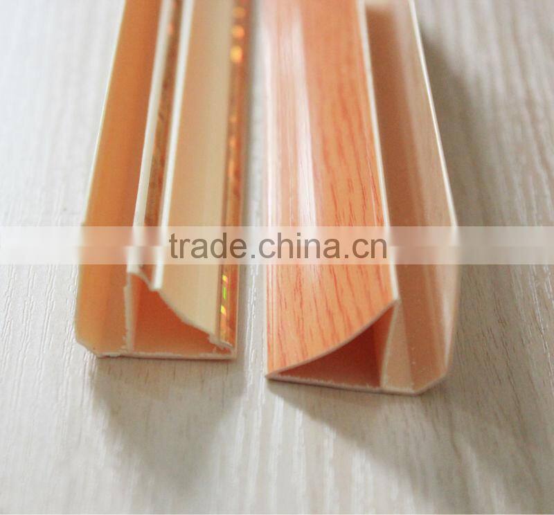 2015decoration material U type PVC corners ,PVC cornice, PVC clips,PVC accessories