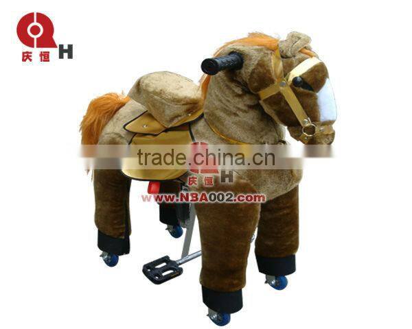 QHKR13 Horse Mechanical Kiddie Ride Without Electricity for Sale