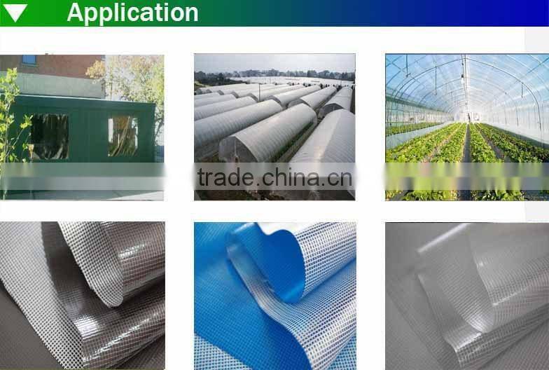 pvc vinyl coated polyester pvc clear fabric Waterproof Tarpaulin