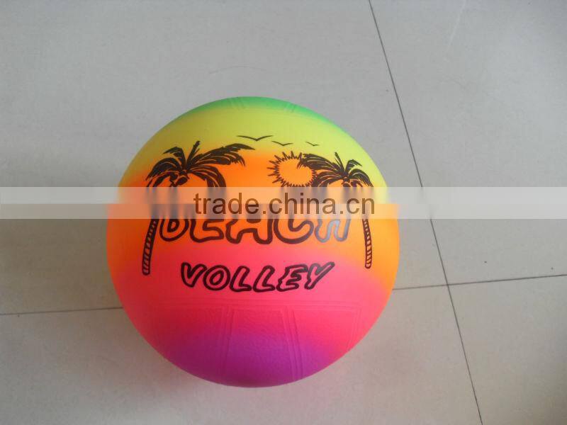 9inch kids rainbow volley ball