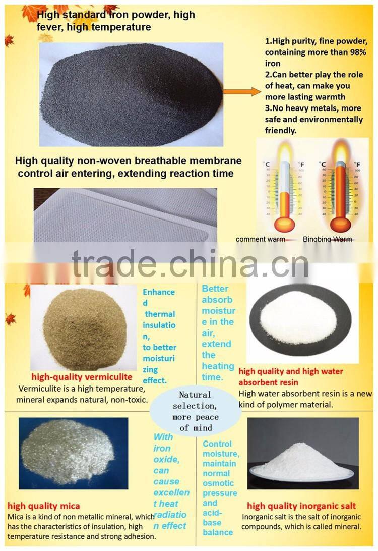 OEM ODM Private Label Disposable Heat Therapy Patch