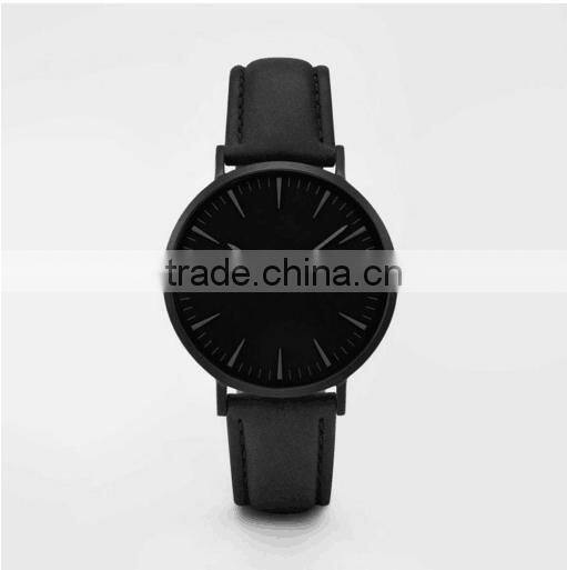 2016 New Arrive Black Gift Fashion Custom Face Wrist Watch Man