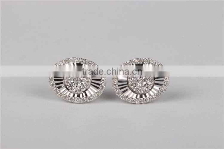 dubai gold jewelry earrings micro shine plates