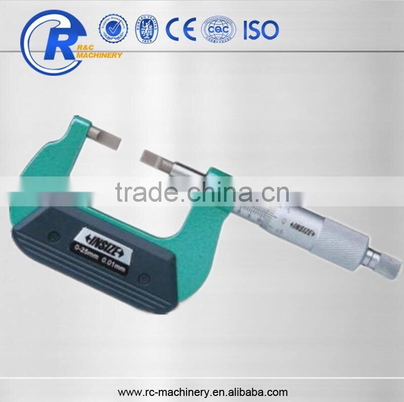 Insize 3232-25AC Blade MIcrometer, Ratchet stop, 0-25mm Range