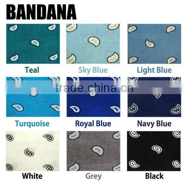 Fashion Stock Paisley Square Polyester Bandana
