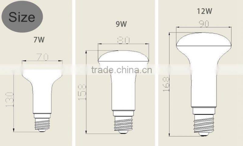 12W 168x90mm E26 E27 best price led reflector light bulbs