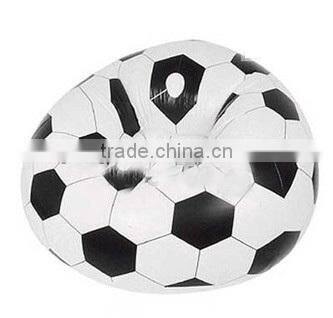 PVC inflatable football sofa chair/air filled football sofa chair