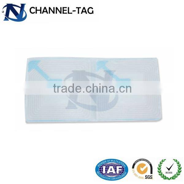 High quality new EAS RF sticker label with fake barcode for anti theft