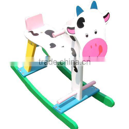 2015 Factory Wholesale Ride on Animal Toy Wooden Rocking Horse