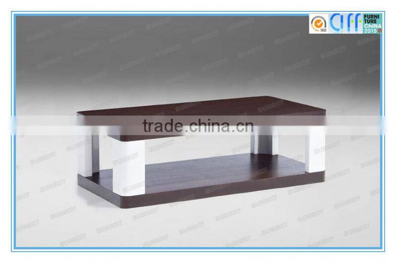 contemporary home decor wood furniture design coffee table SK1330A