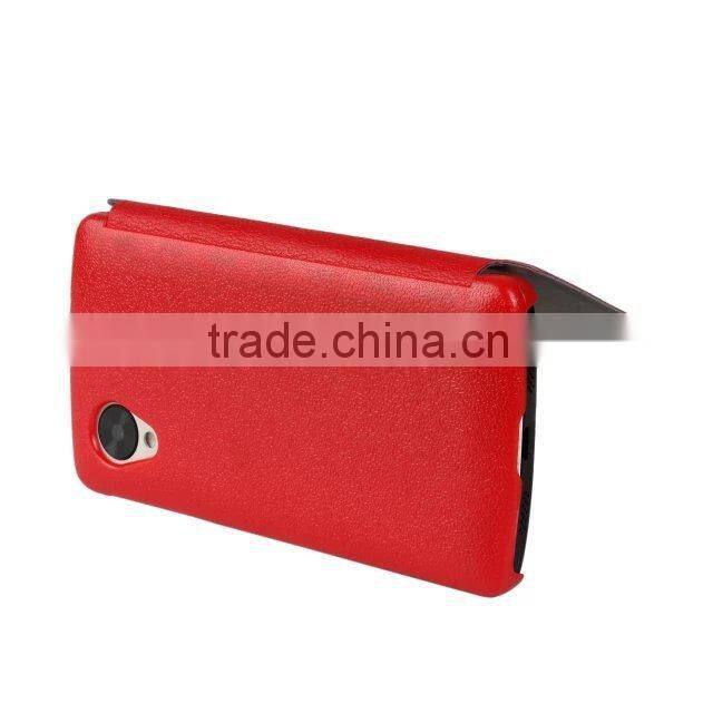 High quality Ultra thin Leather Flip Case Cover Pouch for Mobile Phone LG Nexus 5