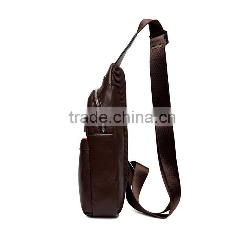 2016 Factory direct wholesale trade imported cowhide messenger bag for men,cool men's leather shoulder bag