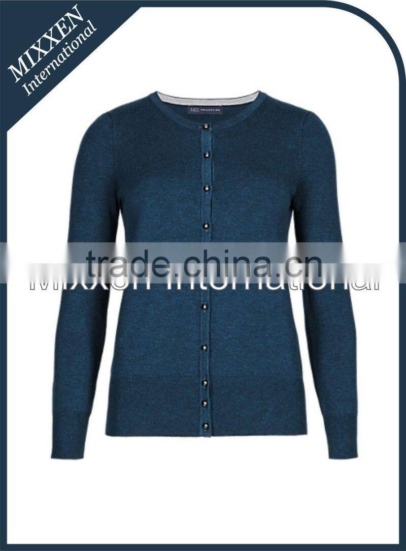 Plain Women Cardigan.pink