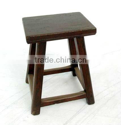 Chinese antique nature wooden dining stool