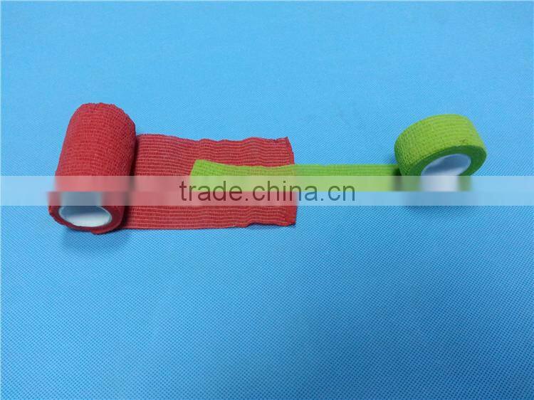 Nonwoven horse care self adhesive vet wrap elastic cohesive bandage