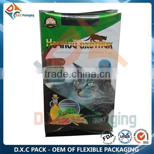 Laminating Material Dog Food 20kg Slider Zipper Bag