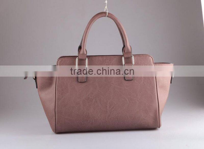 2840-2015 quilted two tones custom tote handbag wholesale China