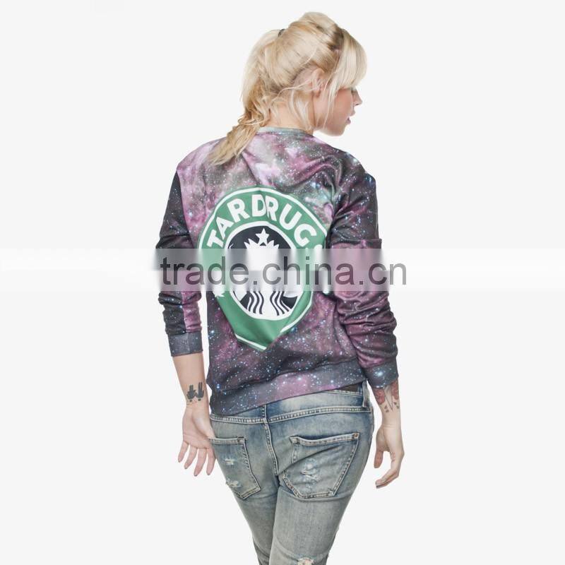 fashion enjoy coffee high quality 3d digital print fullprint crewneck sweatshirt spring autumn unisex custom oversized pullover