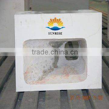Zhengzhou Sunrise fused cast AZS block as glass furnace bricks