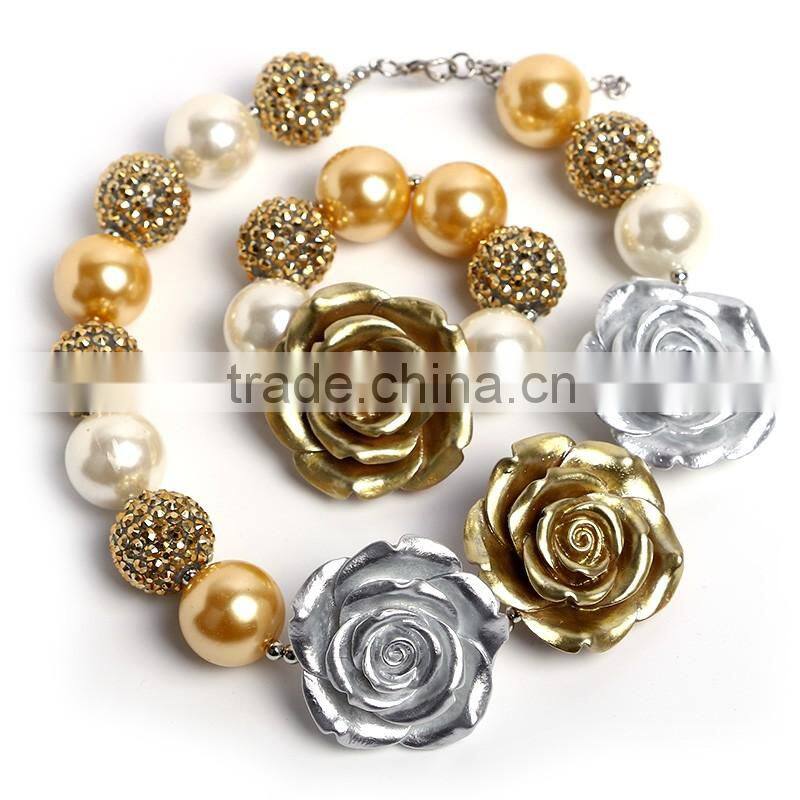 chunky bead necklace baby 2016 jewelry necklace kids necklace wholesale