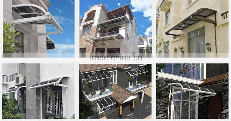 Easy to assemble outdoor caravan french window awning