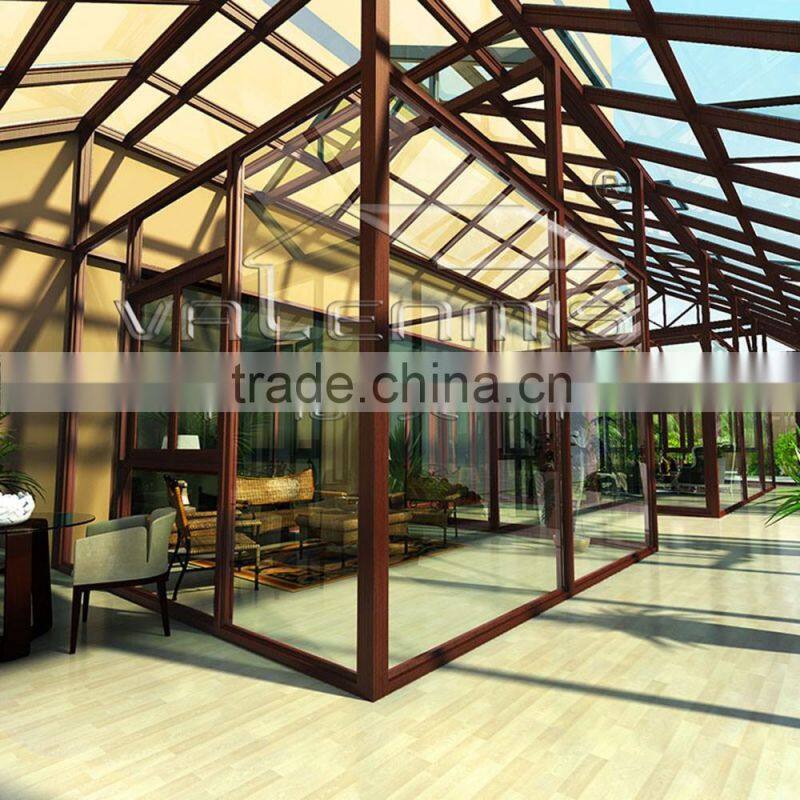 2016 novel design & high quality glass house
