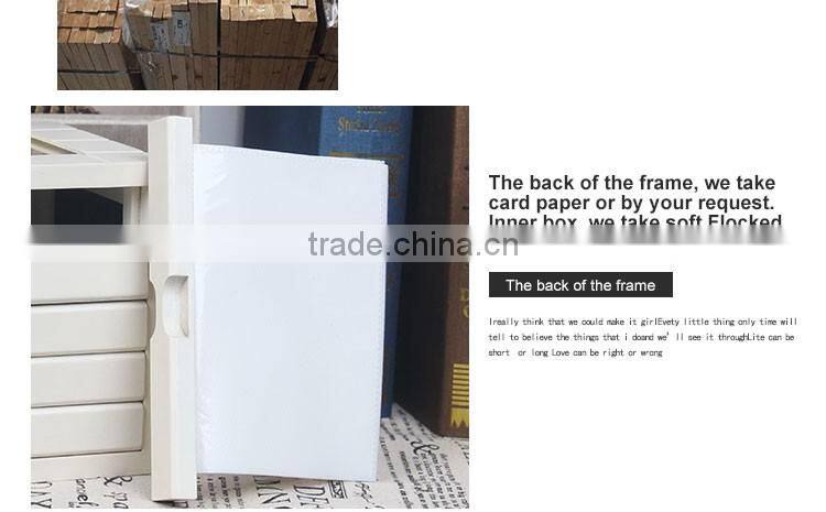 W131008 white family photo frame tree with box drawer put iin many photos