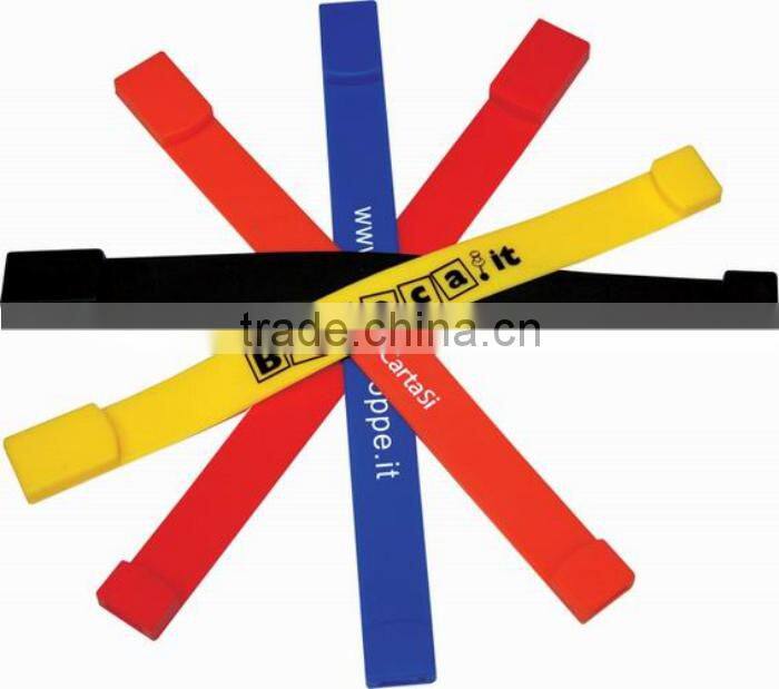 1G-64G silicon wristband usb flash drive bracelet pen drive