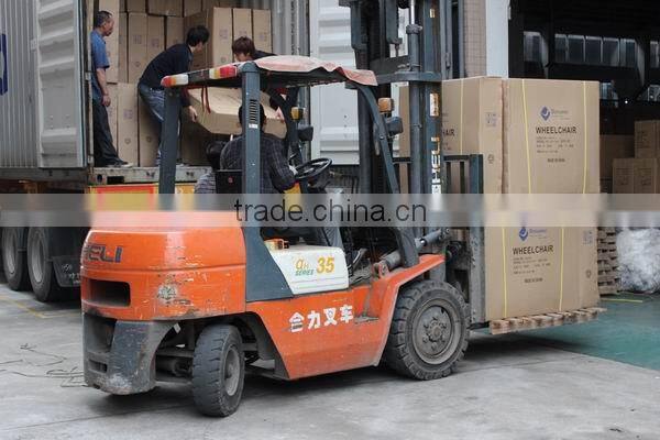 Hospital lightweight folding wheelchair for disabled