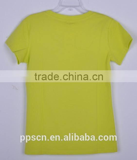 Lovely duck animal appliqued custom t-shirt