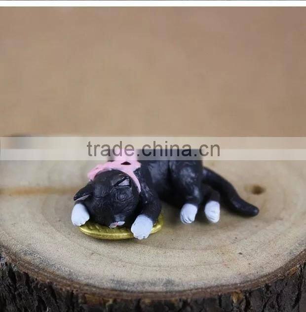 Authentic computer money little black cat/flowers