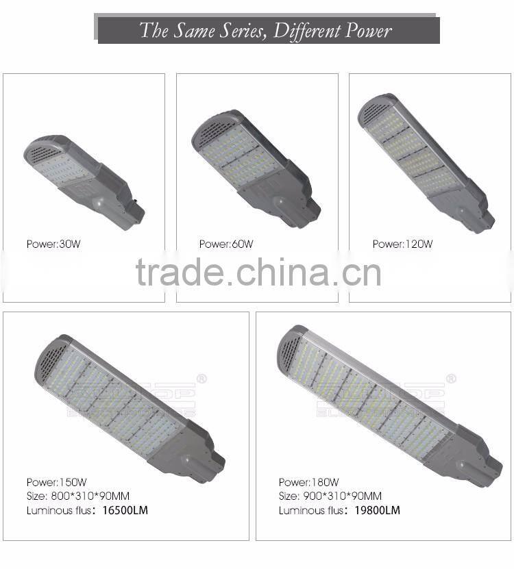 Outdoor IP65 waterproof bridgelux 120w high power solar led street light