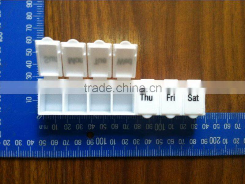 one week 7case plastic pill container