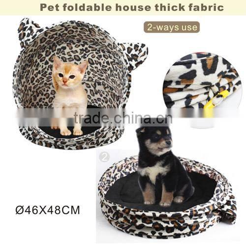 2-ways use Fanshion design leopard Cat Tent