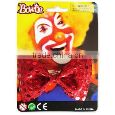Funny sequin bow tie clown costume accessory