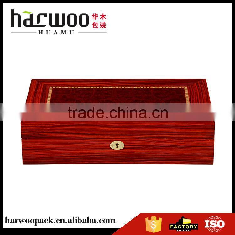 Best gift Luxury black piano lacquer finish Arabic Gift wooden box