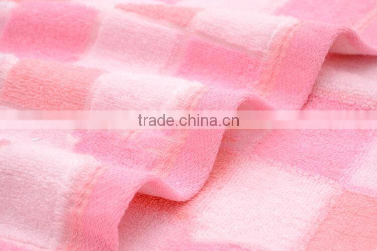 70x140cm 400g cotton luxury checkered jacquard bath towel