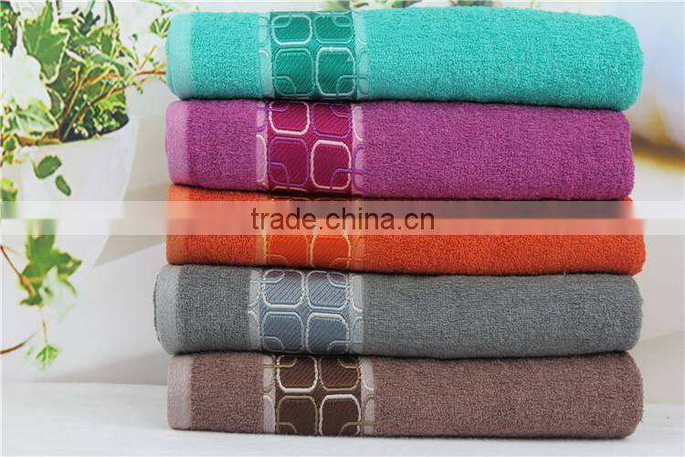 High quality 100% cotton hotel and spa Jacquard bath towel SJ-171