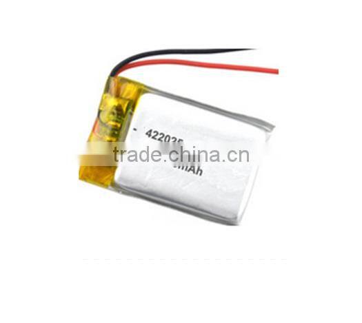 3.7v 170mah li polymer battery /422025 li polymer batteries