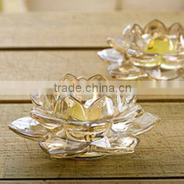 modern Crystal Candle Holder