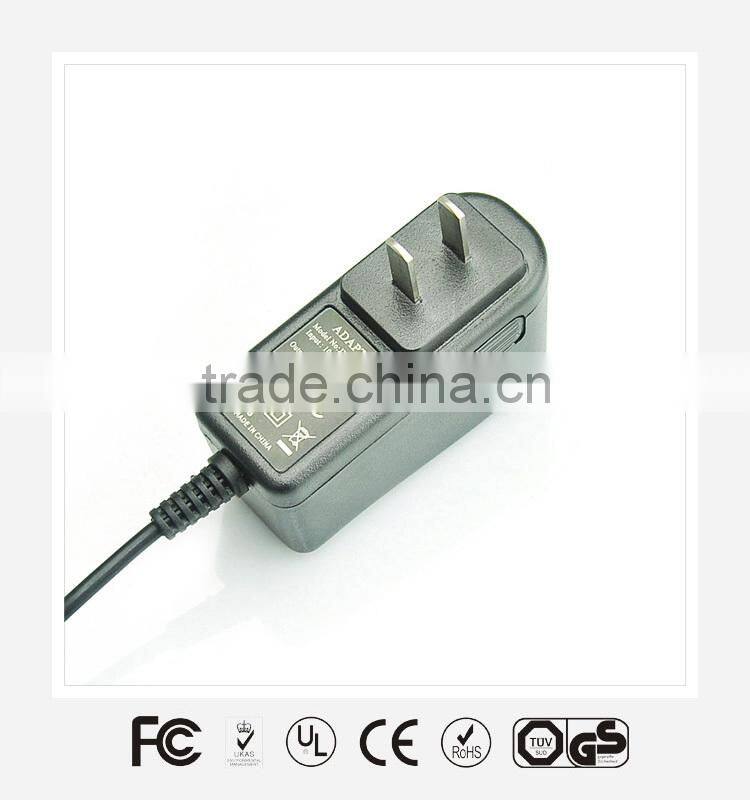 9V2A UL Plug AC/DC Switching Power Adapter with CE/GS Mark and 18W Switching Power Supplies for LED light