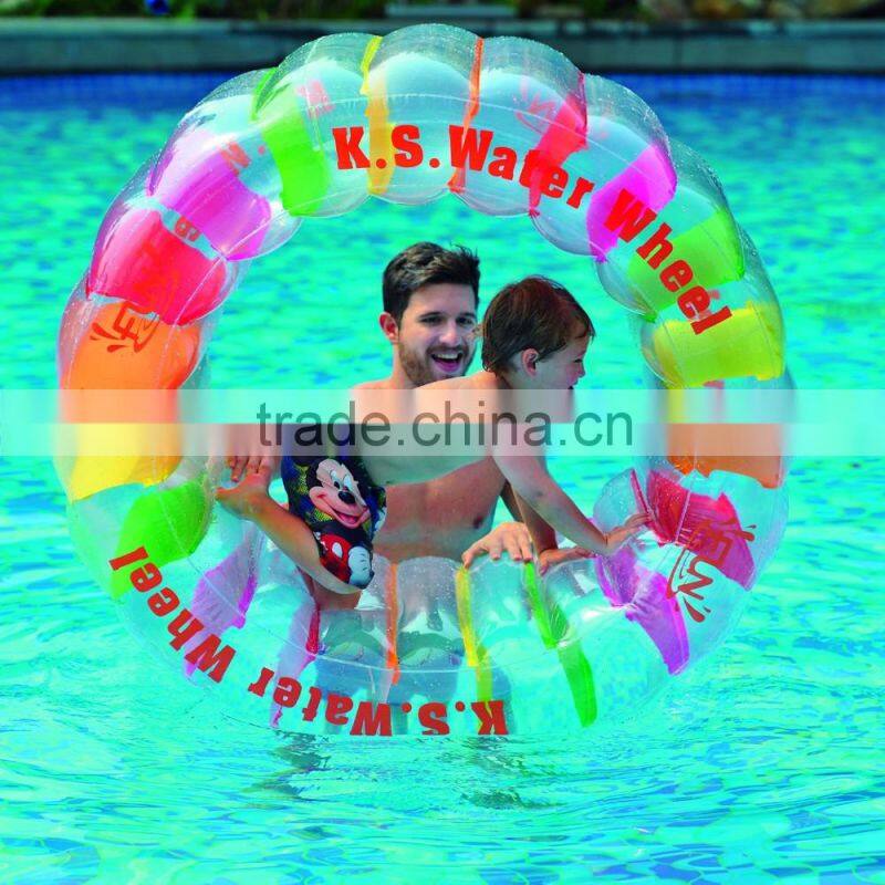 Giant Inflatable Swimming Pool Water Wheel Toy